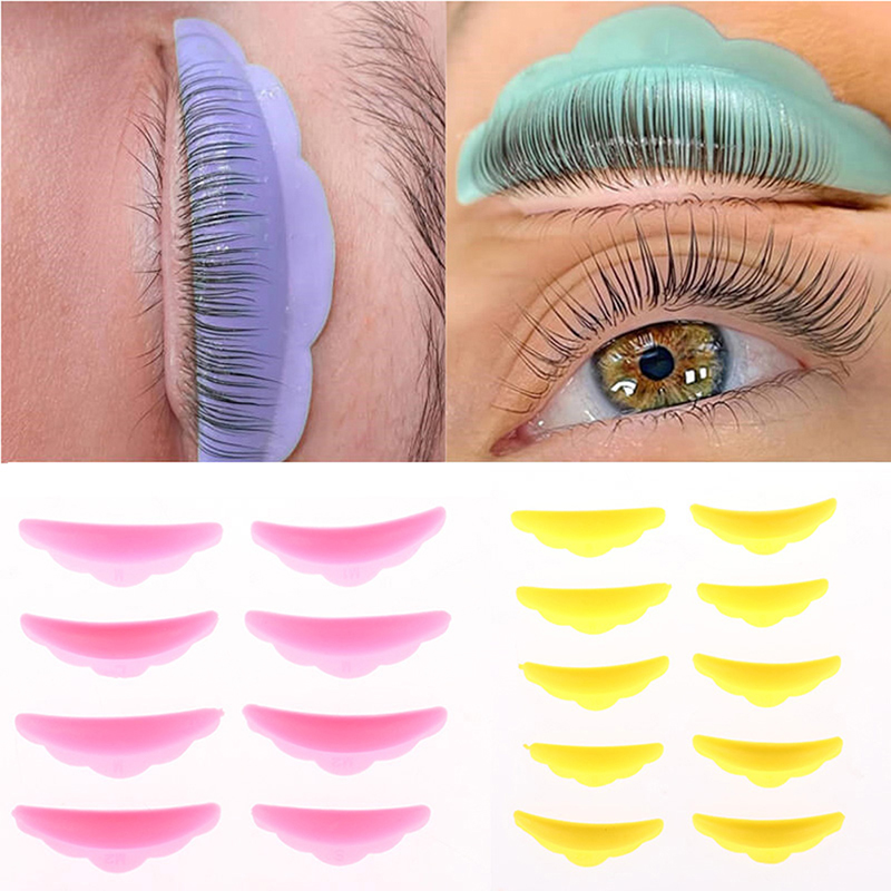 Eyelash Extension Double Lash - 5Pairs Lash Eyelash Grafting Silicone Perm