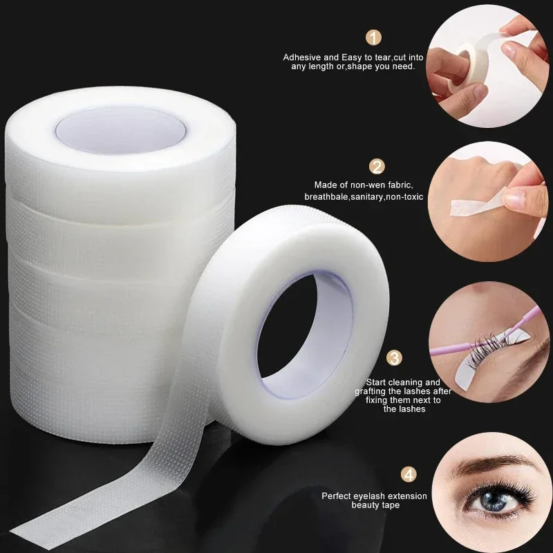 Eyelash Extension Double Lash - Transparent Micropore Breathable Fabric Eyelash Tape