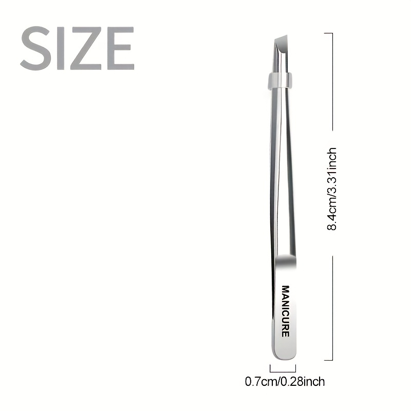 Stainless Steel Slant Tweezers - Lash Extension Tweezers review and price