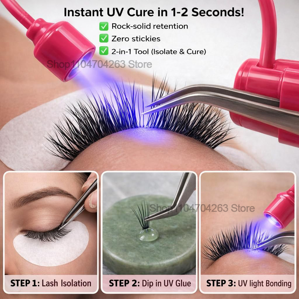 Mini UV Lash Light 180° Rotati - Lash Extension Tweezers review and price